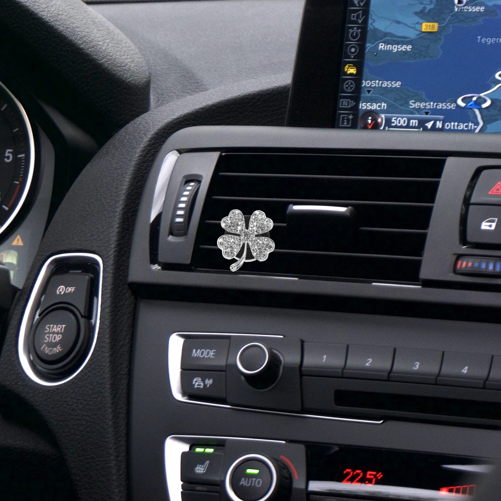 Silver Four Leaf Clover Vent Clip Air Freshener Metal Crystal Decor Bling Accessories Stylish Car Decorations Car Air Vent Clips
Silver Four Leaf Clover Vent Clip Air Freshener Metal Crystal Decor Bling Accessories Stylish Car Decorations Car Air Vent Clips