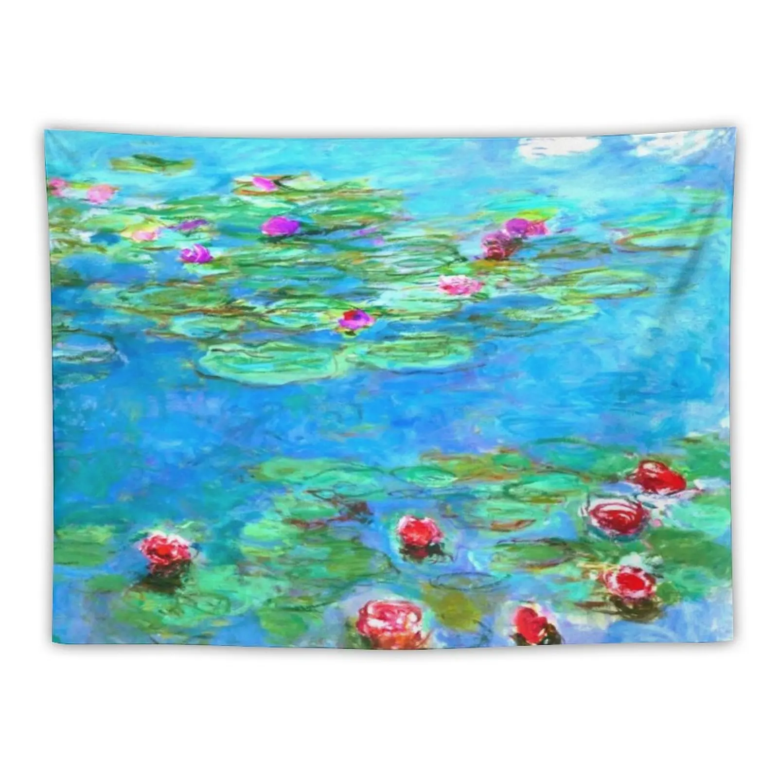 New Claude Monet - Cyan Blue Water Lilies / Nymphéas Vert d'eau Tapestry Room Decor Aesthetic Home Decoration Accessories
New Claude Monet - Cyan Blue Water Lilies / Nymphéas Vert d'eau Tapestry Room Decor Aesthetic Home Decoration Accessories