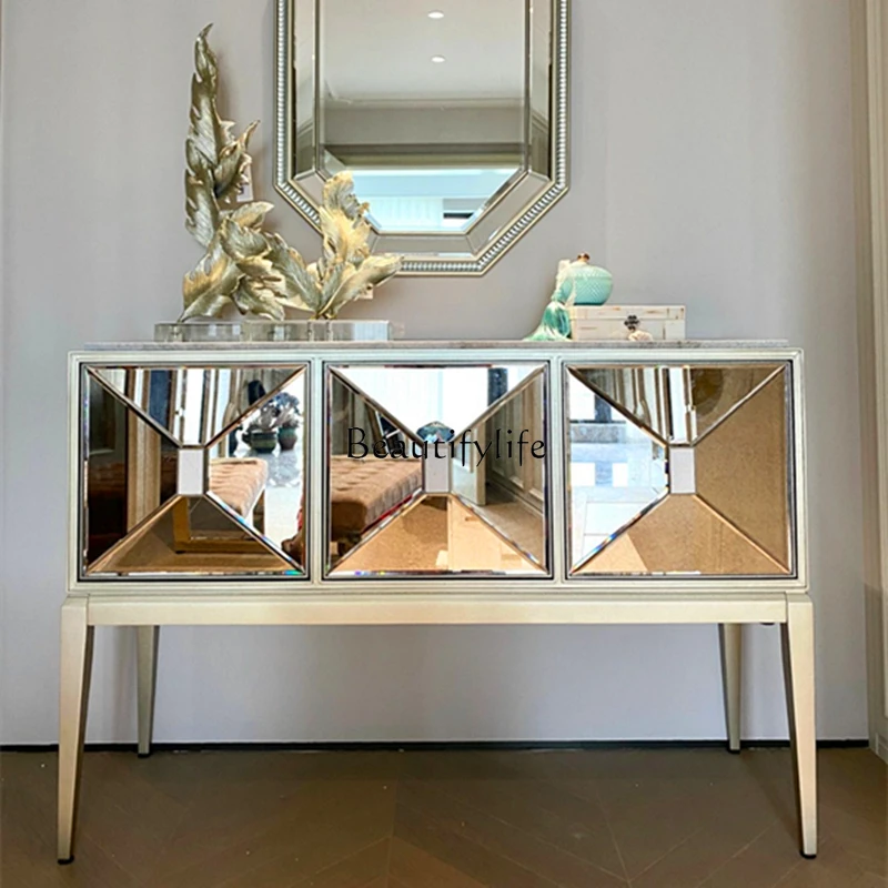 American light luxury multi-functional cabinet French modern living room entrance dining side cabinet
American light luxury multi-functional cabinet French modern living room entrance dining side cabinet