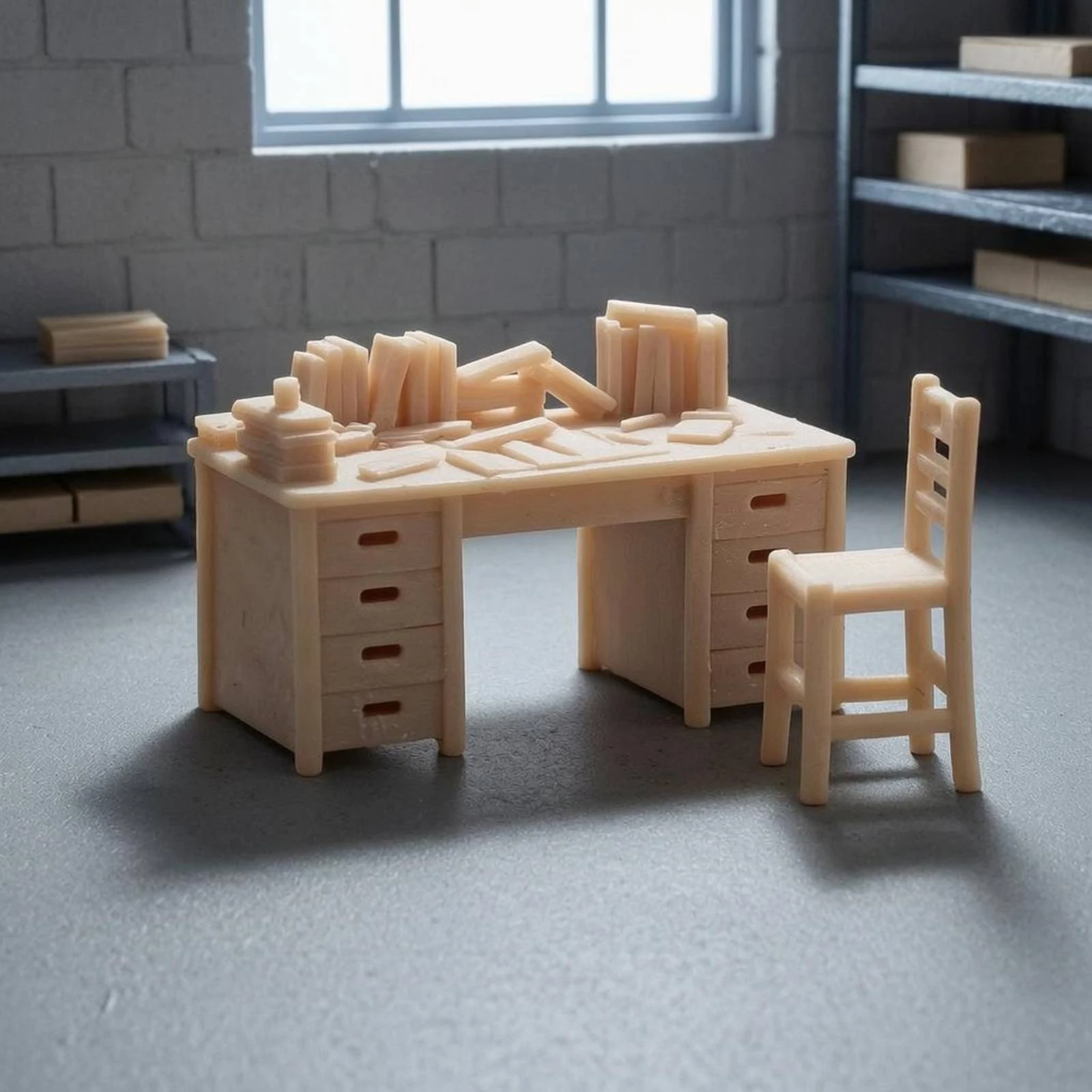 Mini Desk and Chair Rectangular Top Wood Desk Chair Set Home Furniture Slatted Back Plain Finish
Mini Desk and Chair Rectangular Top Wood Desk Chair Set Home Furniture Slatted Back Plain Finish