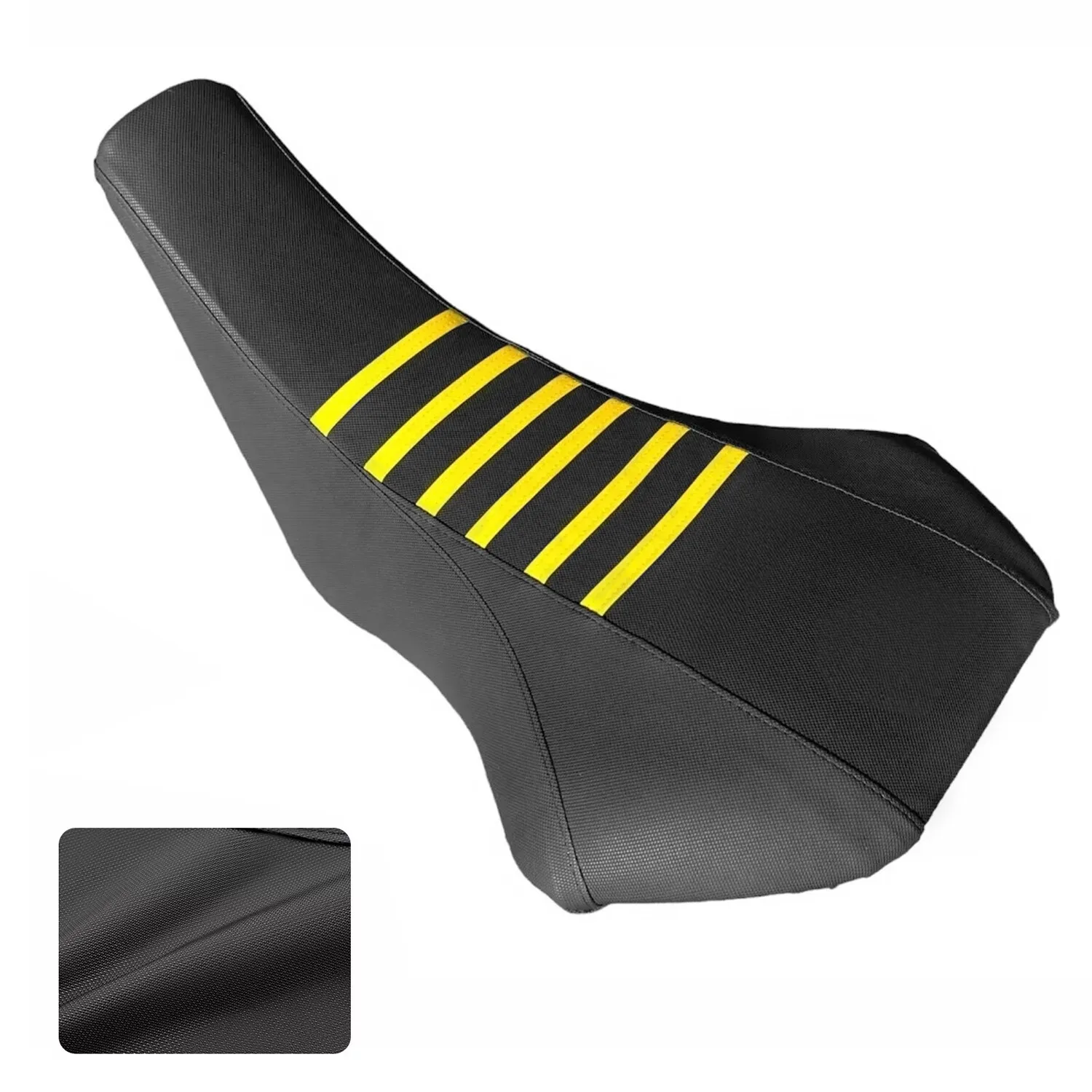 Black+Yellow Ribs PVC Multi Grip Seat Cover For Suzuki Z400 LTZ 400 2003-2009 08
Black+Yellow Ribs PVC Multi Grip Seat Cover For Suzuki Z400 LTZ 400 2003-2009 08