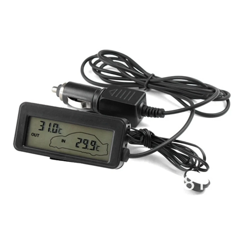 Mini Digital Car LCD Display Indoor Outdoor Thermometer 12V Vehicles Digital Thermometer
Mini Digital Car LCD Display Indoor Outdoor Thermometer 12V Vehicles Digital Thermometer