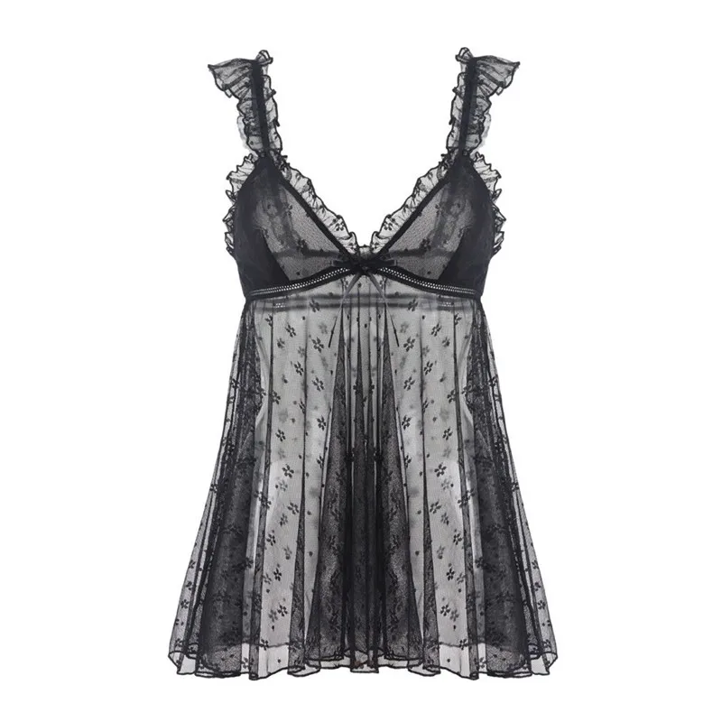 Fdfklak Nuisette Femme Sexy New Mesh Hollow Out Sleepwear Night Dress Women Lace Sling Sleep Dresses 2 Piece Nightgowns Female
Fdfklak Nuisette Femme Sexy New Mesh Hollow Out Sleepwear Night Dress Women Lace Sling Sleep Dresses 2 Piece Nightgowns Female