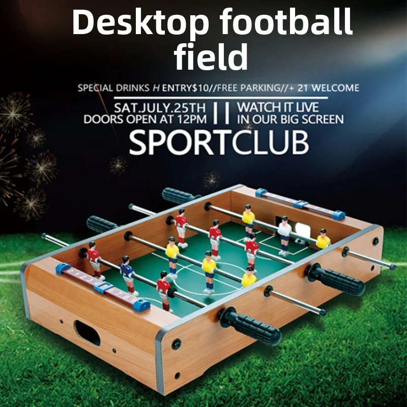 Children's desktop soccer machine mini small desktop soccer table 4-pole desktop parent-child interactive toy
Children's desktop soccer machine mini small desktop soccer table 4-pole desktop parent-child interactive toy