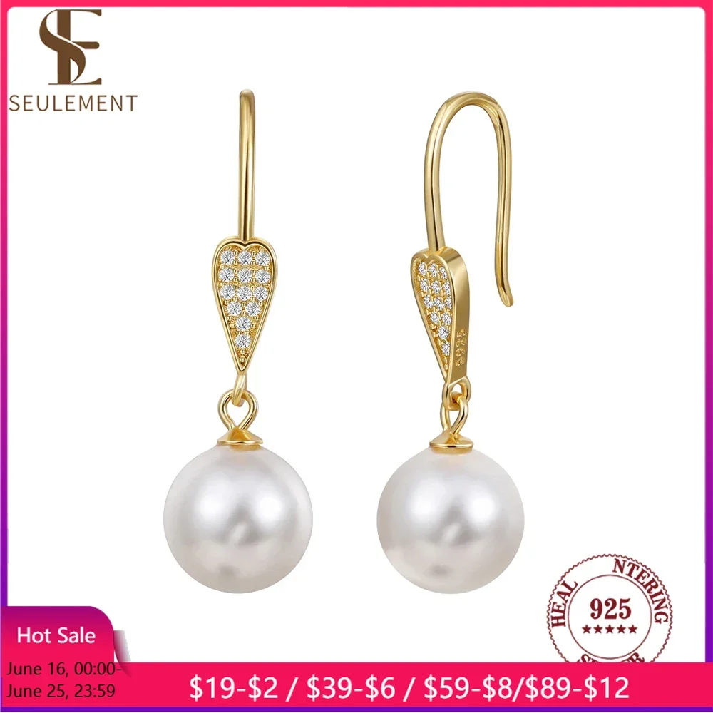 Seulement 925 Sterling Silver Pearl Pendant Earrings for Women Girls Wedding Dating Engagement Jewelry Accessory Hot Sale
Seulement 925 Sterling Silver Pearl Pendant Earrings for Women Girls Wedding Dating Engagement Jewelry Accessory Hot Sale