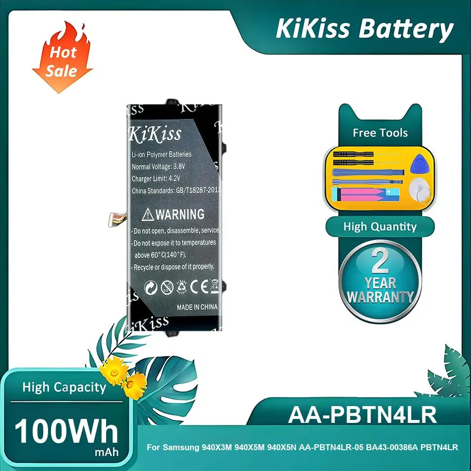 KiKiss Battery For Samsung 940X3M 940X5M 940X5N AA-PBTN4LR-05 BA43-00386A PBTN4LR,AA-PBTN4LR,100Wh
KiKiss Battery For Samsung 940X3M 940X5M 940X5N AA-PBTN4LR-05 BA43-00386A PBTN4LR,AA-PBTN4LR,100Wh