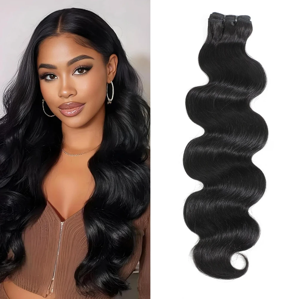 20A Body Wave Bundles Human Hair 100% Body Wave Human Hair Weave 1/3/4 Bundles Natural Black For Black Woman
20A Body Wave Bundles Human Hair 100% Body Wave Human Hair Weave 1/3/4 Bundles Natural Black For Black Woman