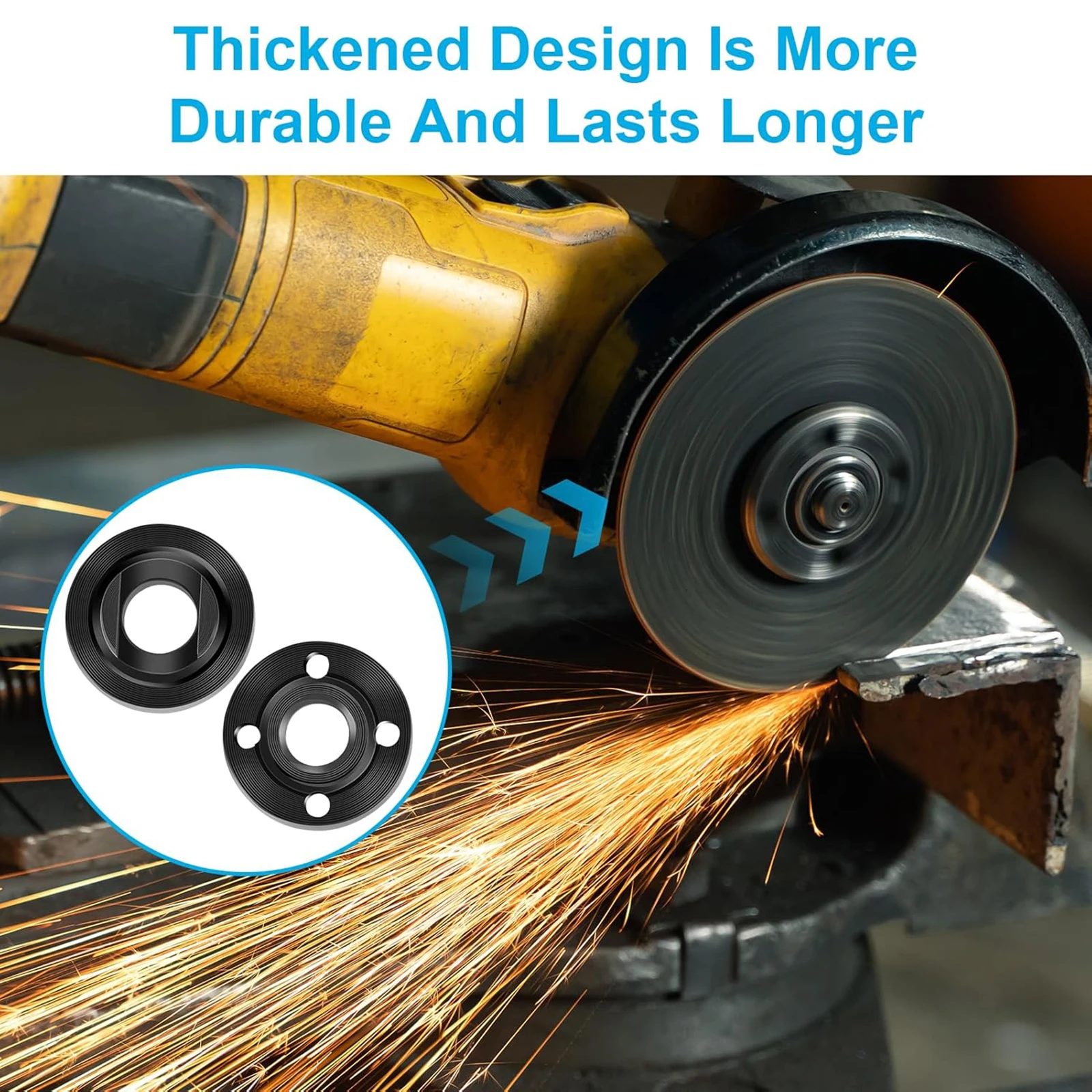 7 шт., комплект ключей для угловой шлифовальной машины, фланец, металлическая стопорная гайка, детали шлифовальной машины, подходят для разборки деталей, гаечный ключ для угловой шлифовальной машины
7 шт., комплект ключей для угловой шлифовальной машины, фланец, металлическая стопорная гайка, детали шлифовальной машины, подходят для разборки деталей, гаечный ключ для угловой шлифовальной машины