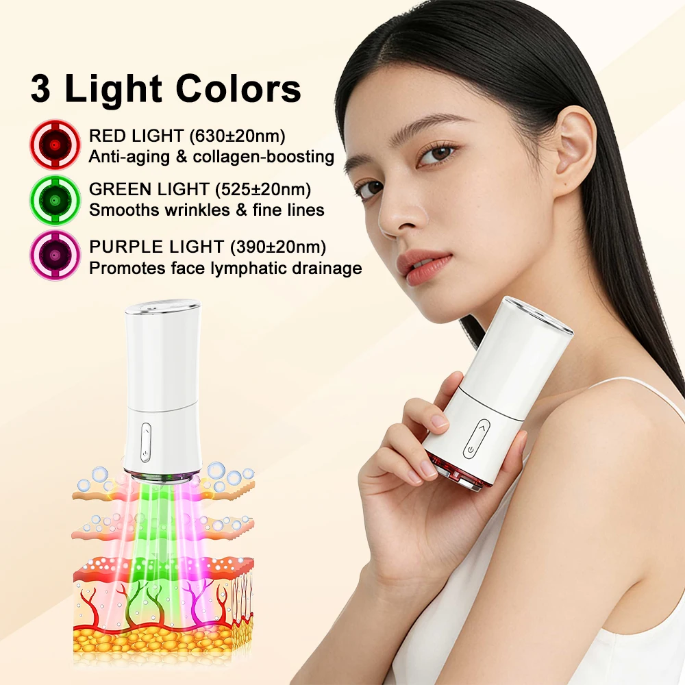 EMS Microcurrent Facial Massager 3-in-1 Color Light Vacuum Suction Face Lifting Device Skin Lifting Tighten Home Skincare Tool
EMS Microcurrent Facial Massager 3-in-1 Color Light Vacuum Suction Face Lifting Device Skin Lifting Tighten Home Skincare Tool