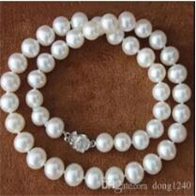 Clásico de 9-10mm Mar del Sur ronda blanco collar de perlas collar de 18 pulgadas
Clásico de 9-10mm Mar del Sur ronda blanco collar de perlas collar de 18 pulgadas