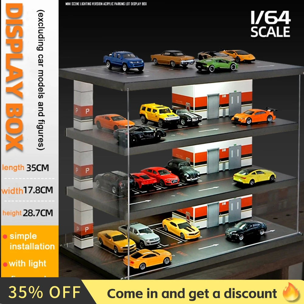 1:64 Scale Miniature Rrange Black Four-level Car Park Model Die-cast Car Model Display Cabinet Collection Adult Gifts
1:64 Scale Miniature Rrange Black Four-level Car Park Model Die-cast Car Model Display Cabinet Collection Adult Gifts