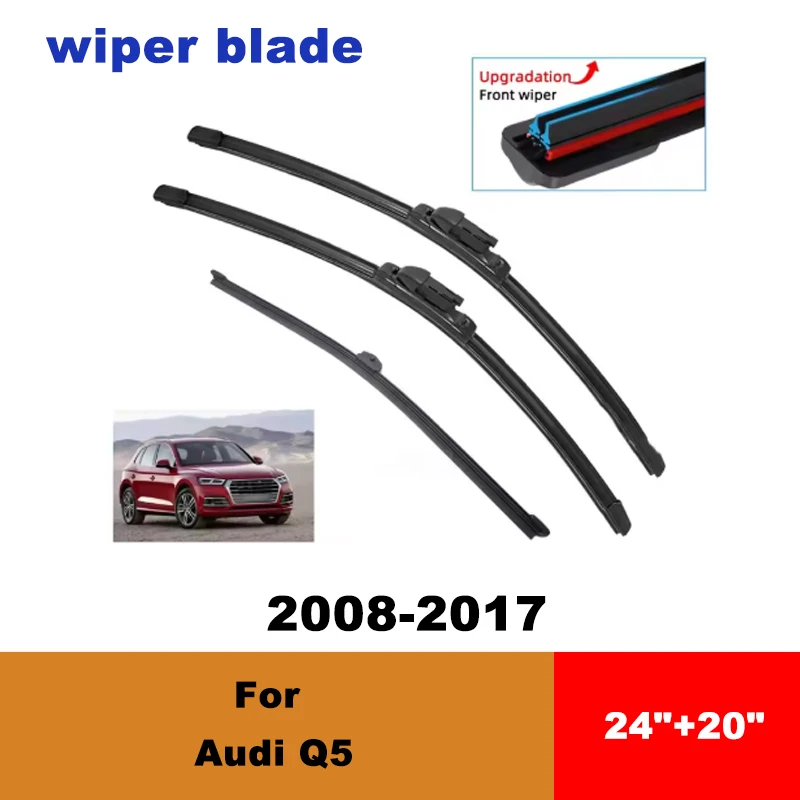 For Audi Q5 2008-2017 car front wiper blades silent wiper blades soft rubber windshield wipers accessories
For Audi Q5 2008-2017 car front wiper blades silent wiper blades soft rubber windshield wipers accessories