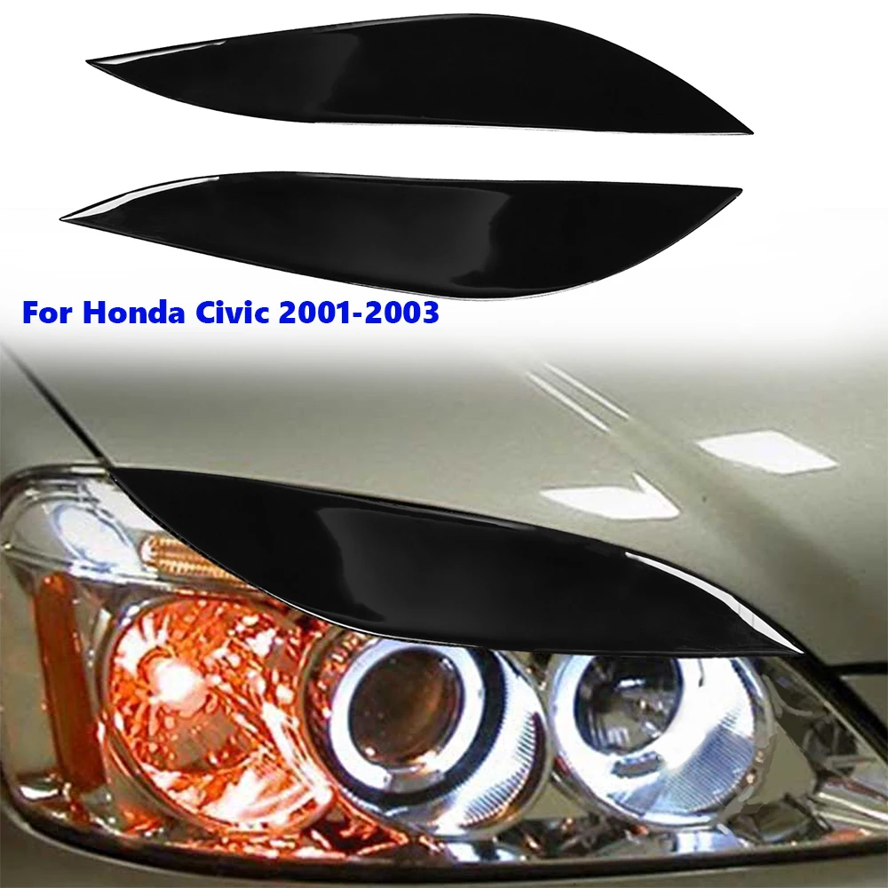 For Honda Civic 2001 2002 2003 Accessories Car Black Plastic Lamp Eyebrow Trim Sticker Decoration
For Honda Civic 2001 2002 2003 Accessories Car Black Plastic Lamp Eyebrow Trim Sticker Decoration