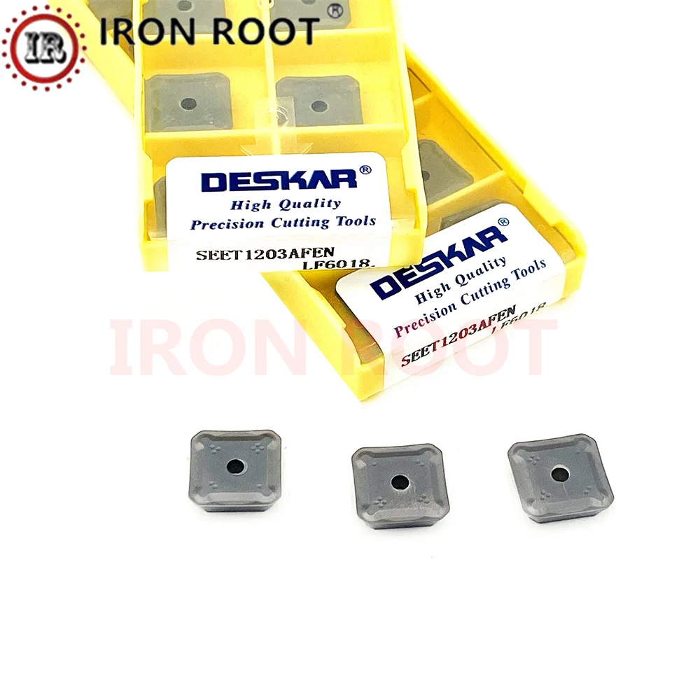 DESKAR SEET1203AFEN LF6018 Indexable Insert Milling Cutter Lathe Cutting Tool Tool for SE445 ToolHolder
DESKAR SEET1203AFEN LF6018 Indexable Insert Milling Cutter Lathe Cutting Tool Tool for SE445 ToolHolder