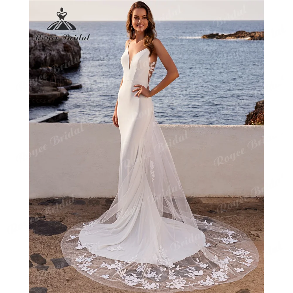 Roycebridal свадебное платье русалки с v-образным вырезом, 2025, атласное свадебное платье со шлейфом, индивидуальное платье, платьеrobe de
Roycebridal свадебное платье русалки с v-образным вырезом, 2025, атласное свадебное платье со шлейфом, индивидуальное платье, платьеrobe de