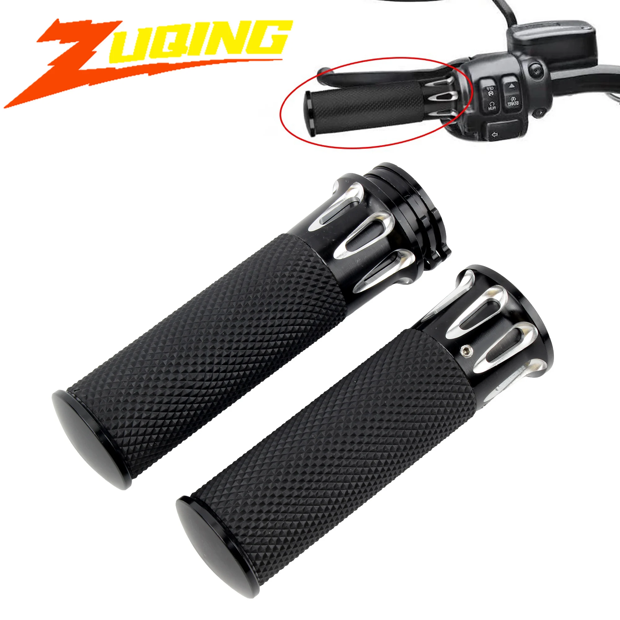 Black CNC 1"25mm Motorcycle Handle Handlebar Hand Grips For Harley Sportster Touring Dyna Softail Custom Road King Street Glide
Black CNC 1"25mm Motorcycle Handle Handlebar Hand Grips For Harley Sportster Touring Dyna Softail Custom Road King Street Glide