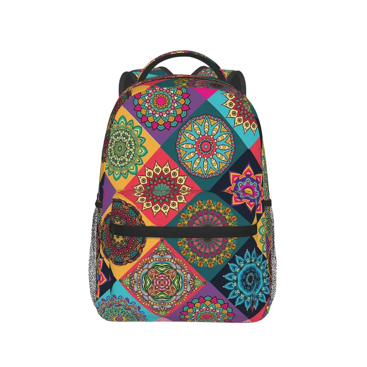 Colorful Boho Mandala Backpack Hot Sale Daypack Large Capacity Kids BookBag School Bag Shoulder Bags for Men Women
Colorful Boho Mandala Backpack Hot Sale Daypack Large Capacity Kids BookBag School Bag Shoulder Bags for Men Women