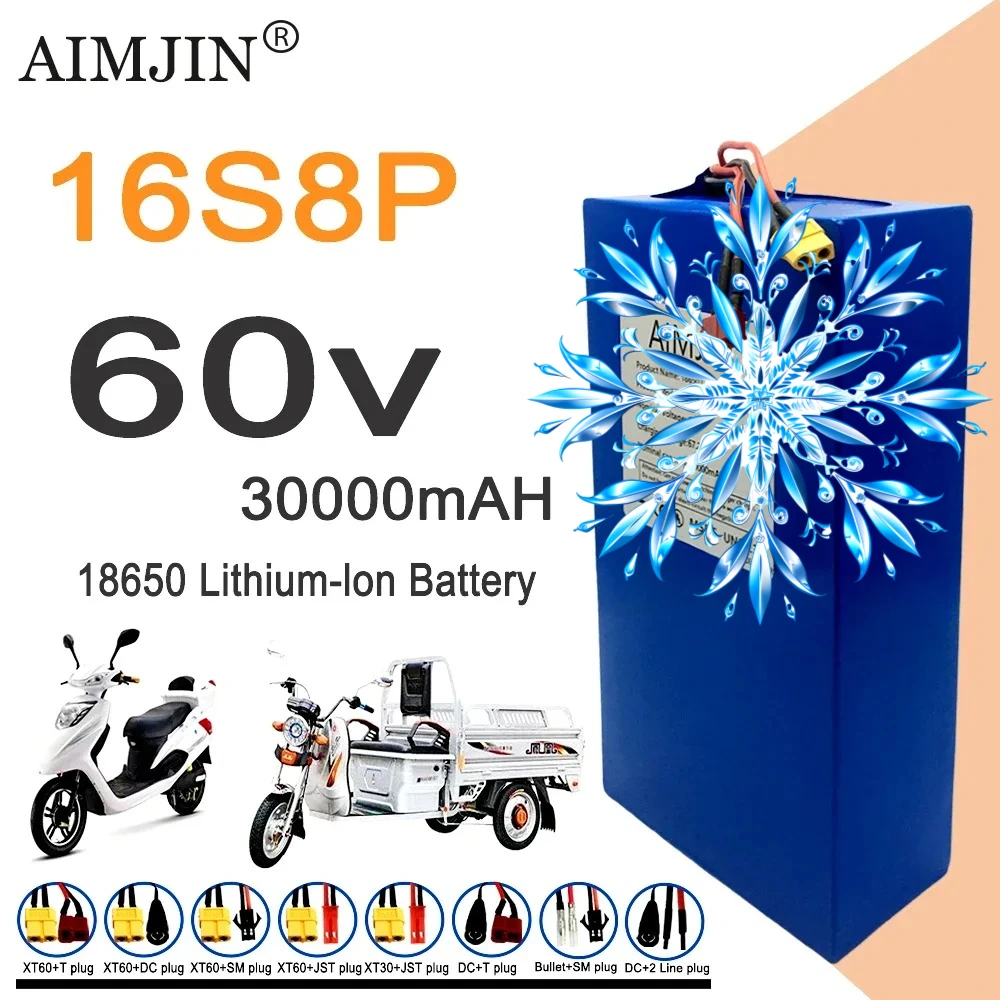 16S8P 60V 1000-3000W Brand new lithium battery 30Ah 18650 high power suitable for various transport vehicles
16S8P 60V 1000-3000W Brand new lithium battery 30Ah 18650 high power suitable for various transport vehicles