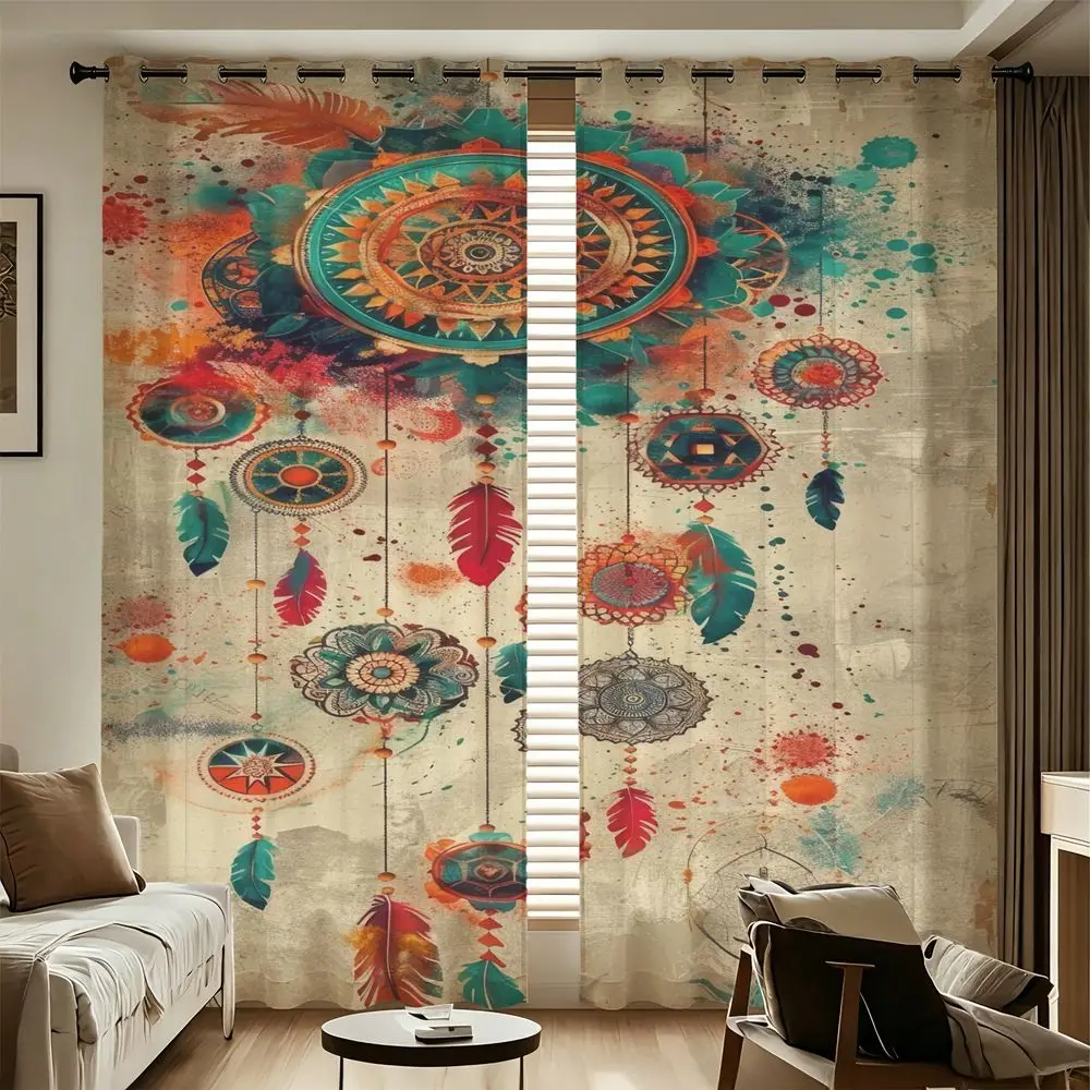 Dreamcatcher Printed Curtains 2 Panels 85% Style Window Drapes Soft Fabric Decor For Bedroom Living Room Home Decoration
Dreamcatcher Printed Curtains 2 Panels 85% Style Window Drapes Soft Fabric Decor For Bedroom Living Room Home Decoration