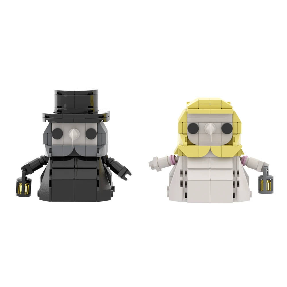 Plague Doctor Q version MOC assembly building blocks, DIY creative toys, a very good gift for building block lovers
Plague Doctor Q version MOC assembly building blocks, DIY creative toys, a very good gift for building block lovers