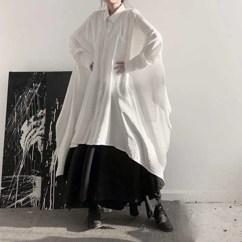 2025 Irregular Solid Color Loose Blouse Spring New Long Sleeve Neck Simplicity Black Shirt Tops Casual Fashion Women Clothing
2025 Irregular Solid Color Loose Blouse Spring New Long Sleeve Neck Simplicity Black Shirt Tops Casual Fashion Women Clothing