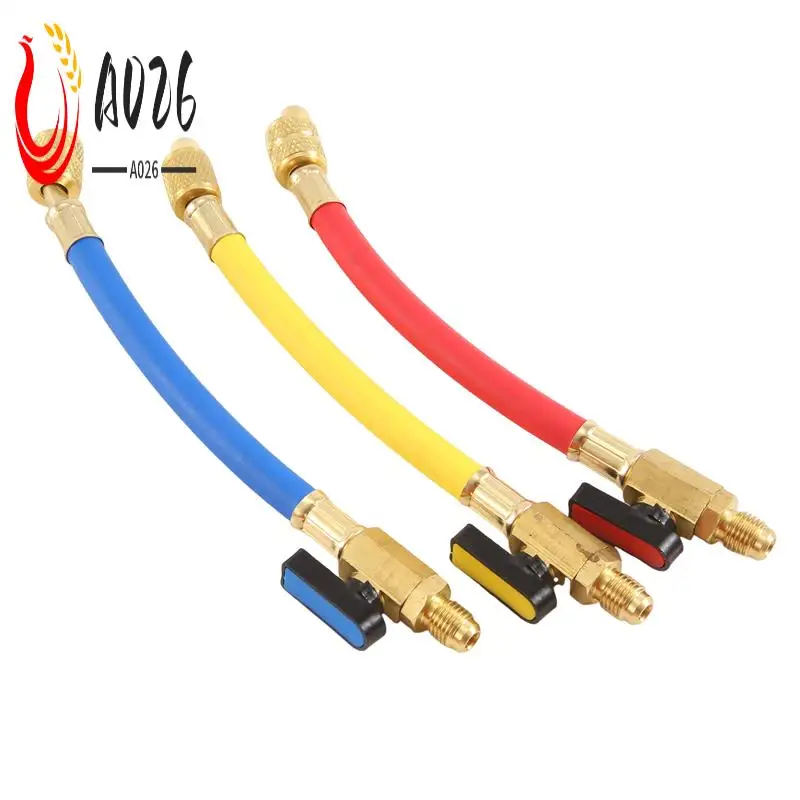 A026-R134A R410 R22 PSI Manifold Gauge Set A/C Refrigeration Charging Hose HVAC Refrigerant Hoses With Ball Valve
A026-R134A R410 R22 PSI Manifold Gauge Set A/C Refrigeration Charging Hose HVAC Refrigerant Hoses With Ball Valve