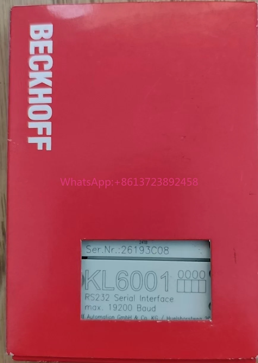 Beckhoff module KL6001 brand new and original high quality
Beckhoff module KL6001 brand new and original high quality