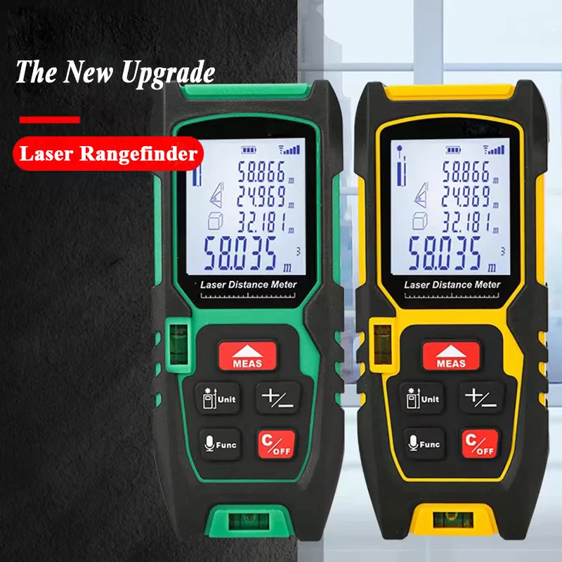 New Laser Distance Meter 40m 60m High Precision Rangefinder Trena Laser Tape Range Finder Build Measure Device Ruler Test Tools
New Laser Distance Meter 40m 60m High Precision Rangefinder Trena Laser Tape Range Finder Build Measure Device Ruler Test Tools