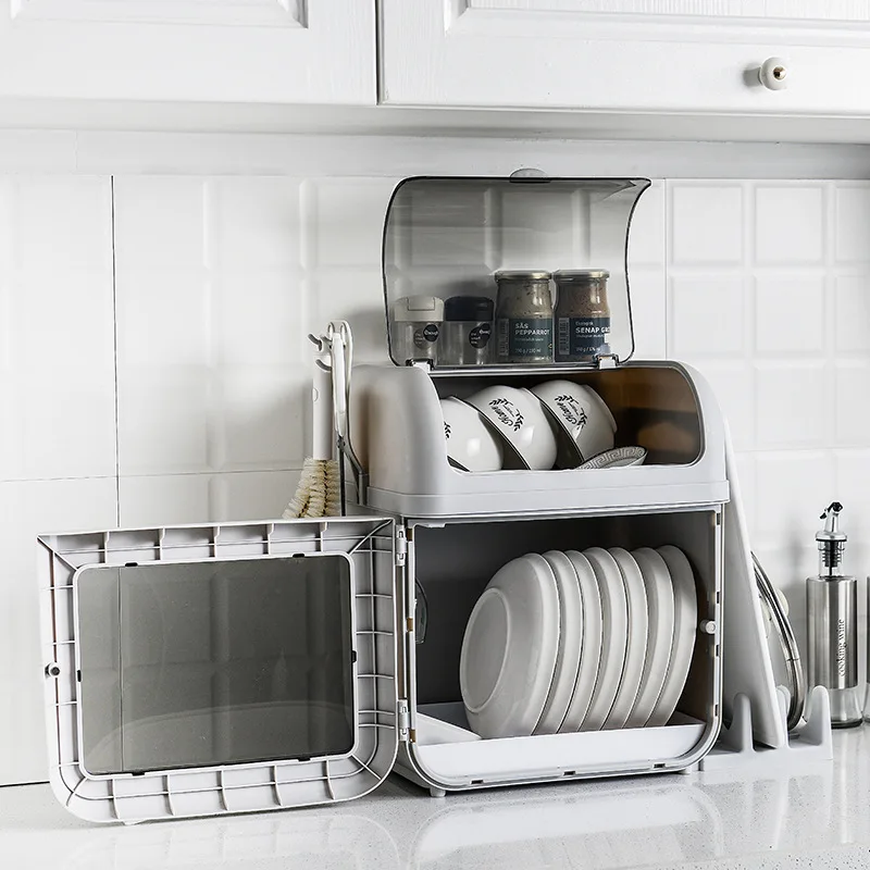 2023 Multifunctional Tableware Storage Box with Cover Dustproof Bowl Rack Drain Household Cupboard Container Kitchen Shelf
2023 Multifunctional Tableware Storage Box with Cover Dustproof Bowl Rack Drain Household Cupboard Container Kitchen Shelf
