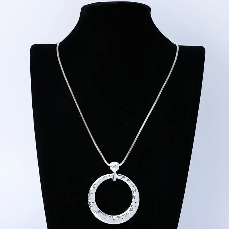 Kaseakia Long Necklace Statement Sweater Chain with Hoop Metal Pendant for Women Jewelry Accessories
Kaseakia Long Necklace Statement Sweater Chain with Hoop Metal Pendant for Women Jewelry Accessories