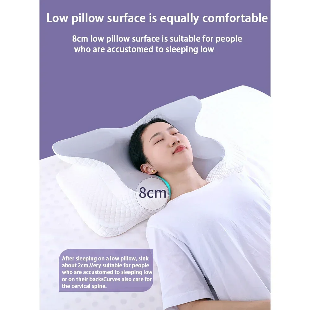 Подушка из пены с эффектом памяти, подушка для шеи с медленным отскоком, облегчение боли, подушка для сна
Подушка из пены с эффектом памяти, подушка для шеи с медленным отскоком, облегчение боли, подушка для сна