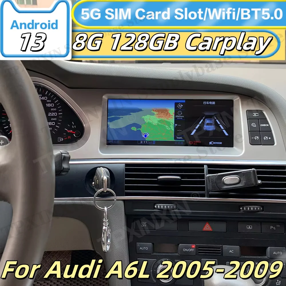 Car Accessories Radio For Audi A6L 2005-2009 Android Auto GPS Navigation Multimedia Stereo Receiver Head Unit Offline Maps
Car Accessories Radio For Audi A6L 2005-2009 Android Auto GPS Navigation Multimedia Stereo Receiver Head Unit Offline Maps