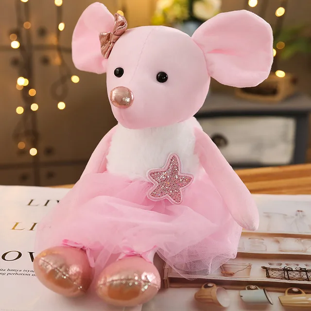 1PC 42CM Lovely Mouse Plush Toys Cartoon Dressing Clothes Animal Soft Stuffed Mouse Dolls Kids Birthday Gifts
1PC 42CM Lovely Mouse Plush Toys Cartoon Dressing Clothes Animal Soft Stuffed Mouse Dolls Kids Birthday Gifts