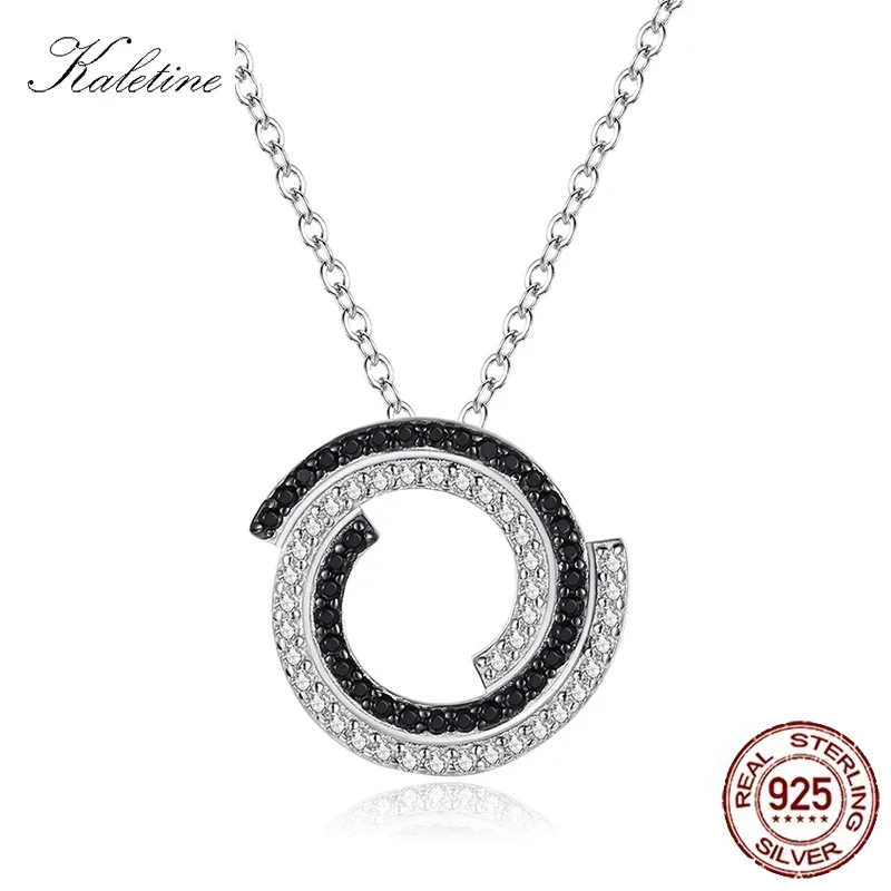 Kaletine Real 925 Sterling Silver Minimalism Elegant Round Circle Clear CZ Pendant Necklaces Women Bohemian Jewelry Link Chain
Kaletine Real 925 Sterling Silver Minimalism Elegant Round Circle Clear CZ Pendant Necklaces Women Bohemian Jewelry Link Chain
