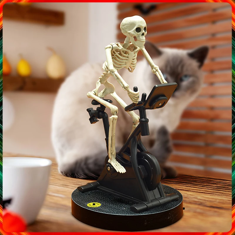 Upgraded version Animated Skeleton Riding Bike, Funny Animatronic Skeleton, Novelty Decor Gift For Halloween
Upgraded version Animated Skeleton Riding Bike, Funny Animatronic Skeleton, Novelty Decor Gift For Halloween