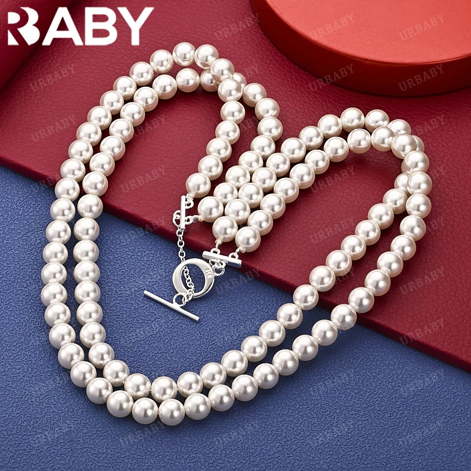 URBABY стерлингового серебра 925 пробы жемчужное двойное ожерелье-цепочка для женщин модные украшения ретро Grace благородные аксессуары для вечеринок подарок
URBABY стерлингового серебра 925 пробы жемчужное двойное ожерелье-цепочка для женщин модные украшения ретро Grace благородные аксессуары для вечеринок подарок