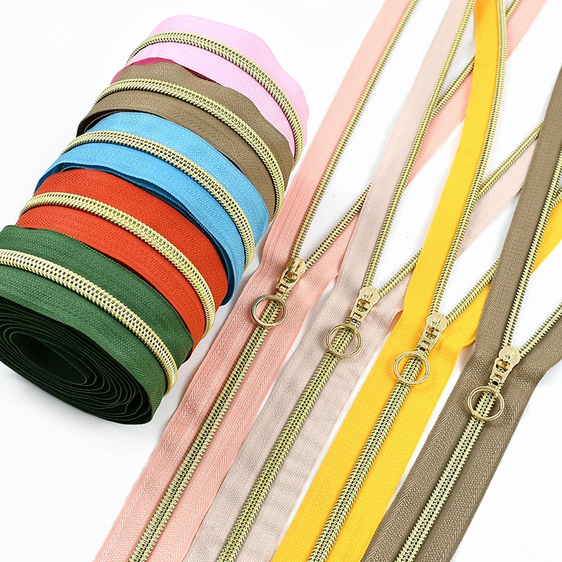 5# 2/5/8/10M Nylon Zip Tape+Zipper Puller O Ring Pullers Color Zips Bag Closure Decor Zippers Repair Kits DIY Sewing Accessories
5# 2/5/8/10M Nylon Zip Tape+Zipper Puller O Ring Pullers Color Zips Bag Closure Decor Zippers Repair Kits DIY Sewing Accessories