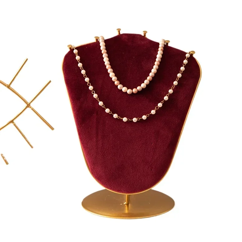 Jewelry rack, wrought iron jewelry display props, necklace, bracelet, earrings, ring storage rack.
Jewelry rack, wrought iron jewelry display props, necklace, bracelet, earrings, ring storage rack.