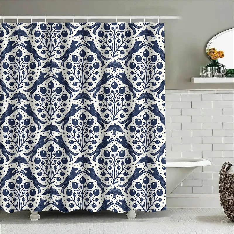 Blue and White Pattern Shower Curtain Modern Home Decor 3D Printing Bathroom Accessories Bathtub Decoration
Blue and White Pattern Shower Curtain Modern Home Decor 3D Printing Bathroom Accessories Bathtub Decoration