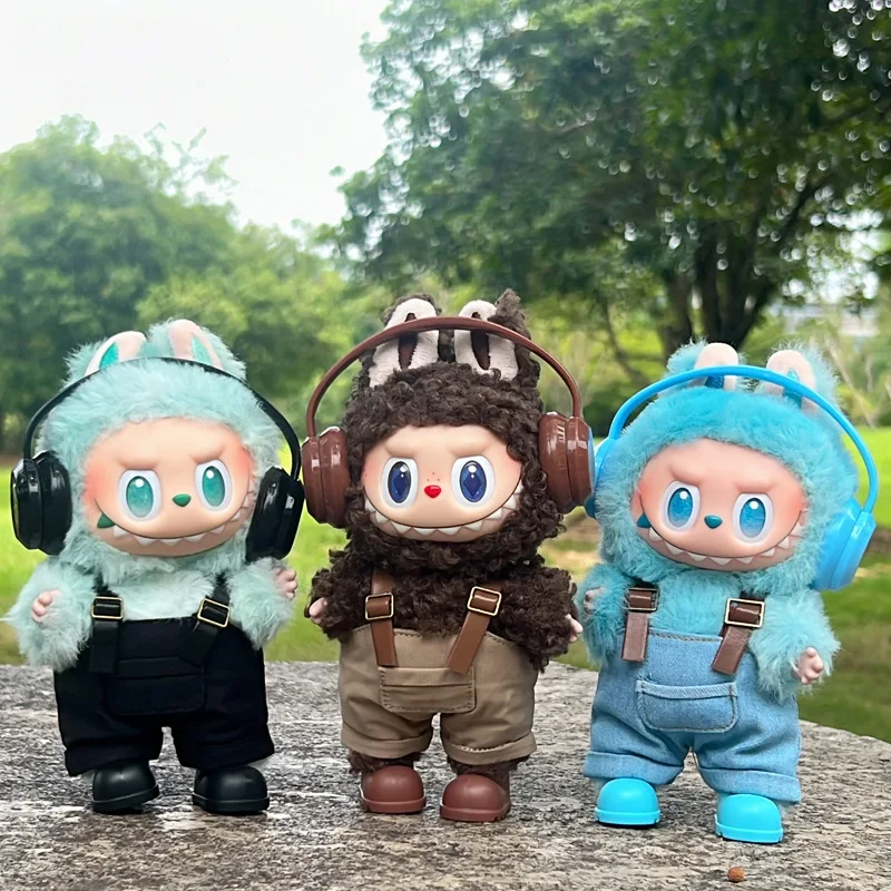 Clothes For Labubu 15 Cm 17 Cm Dolls 1st To 3rd Generation Workwear Overalls And Headphones Set Clothing Accessories
Clothes For Labubu 15 Cm 17 Cm Dolls 1st To 3rd Generation Workwear Overalls And Headphones Set Clothing Accessories