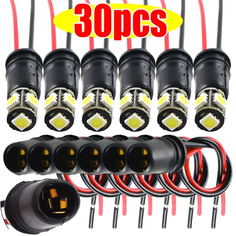 Light T5 T10 W5W Bulb Socket LED Adapter Connector for Automotive Accessory Car and Motorcycle Instrument Panel Lights
Light T5 T10 W5W Bulb Socket LED Adapter Connector for Automotive Accessory Car and Motorcycle Instrument Panel Lights