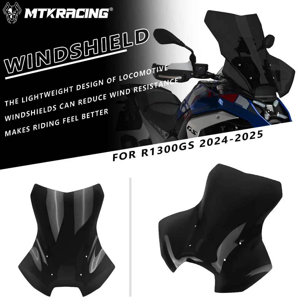 MTKRACING Windshield For BMW R1300GS 2023-2025 Motorcycle Expanded Windscreen Windshield Wind Deflector Screen Fairing R 1300 GS
MTKRACING Windshield For BMW R1300GS 2023-2025 Motorcycle Expanded Windscreen Windshield Wind Deflector Screen Fairing R 1300 GS