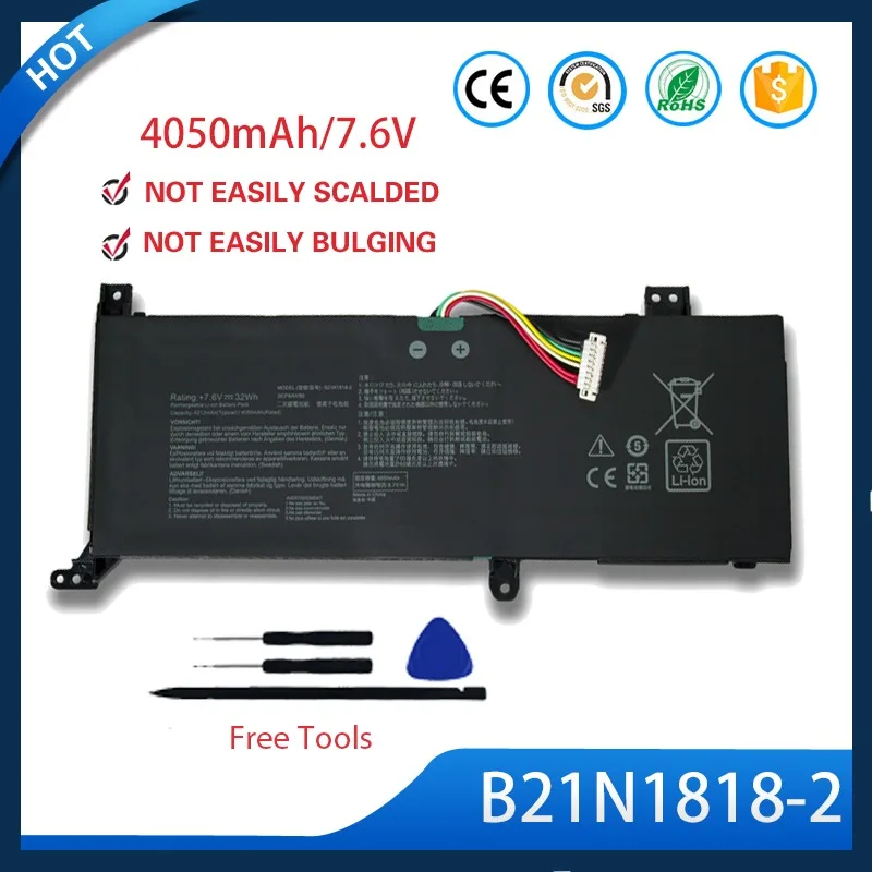 B21N1818-2 Battery For Asus V5000F/D/J Y5100U FL8600F X512F/DA 7.7V 37Wh
B21N1818-2 Battery For Asus V5000F/D/J Y5100U FL8600F X512F/DA 7.7V 37Wh