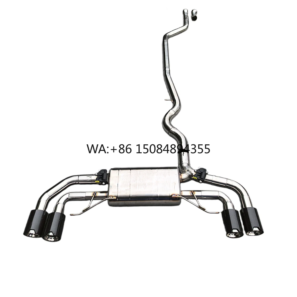 Exhaust System 304 Stainless Steel for 330i B48 G20 2.0T Valvetronic Catback Muffler Four Outlets Remote Control SS304 Stainless
Exhaust System 304 Stainless Steel for 330i B48 G20 2.0T Valvetronic Catback Muffler Four Outlets Remote Control SS304 Stainless
