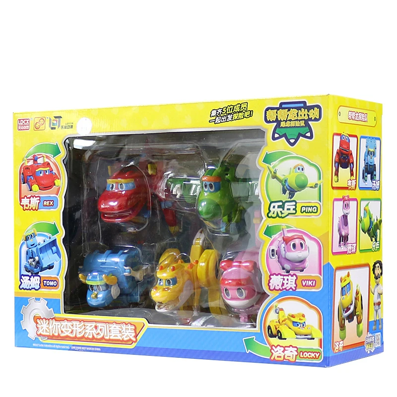 2026 Min Deformation Gogo Dino Action Figures REX Transformation Car Airplane Motorboat Crane Dinosaur toys for Kids
2026 Min Deformation Gogo Dino Action Figures REX Transformation Car Airplane Motorboat Crane Dinosaur toys for Kids