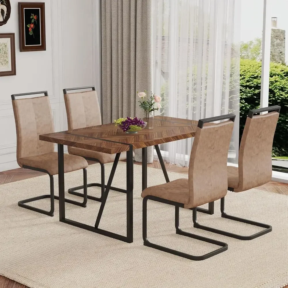 Special OfferRetro Recular Dining Table Set With Unique Ishbone Ed MD Tabletop And Black Metal Legs
Special OfferRetro Recular Dining Table Set With Unique Ishbone Ed MD Tabletop And Black Metal Legs