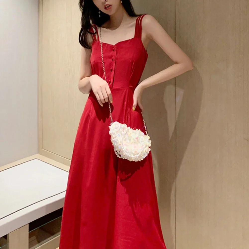 Party Dress Summer Dress 2XL Retro Dress Bandeau Neckline Sleeveless Style Solid Color Suitable For All Seasons
Party Dress Summer Dress 2XL Retro Dress Bandeau Neckline Sleeveless Style Solid Color Suitable For All Seasons