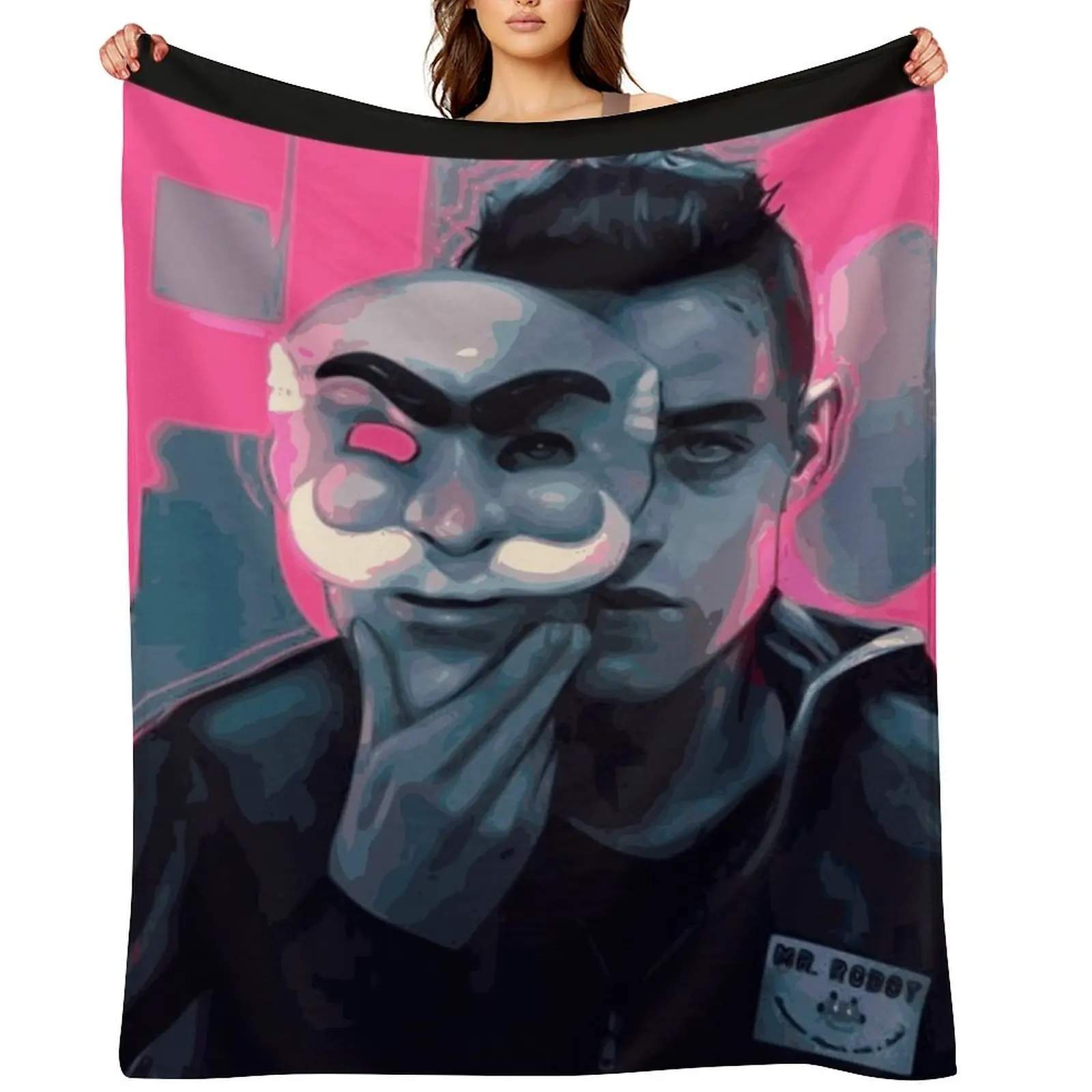 Mr. Robot and His Mask - Rami Malek Fanart Throw Blanket Weighted Hairy Thermals For Travel Flannel Blankets
Mr. Robot and His Mask - Rami Malek Fanart Throw Blanket Weighted Hairy Thermals For Travel Flannel Blankets