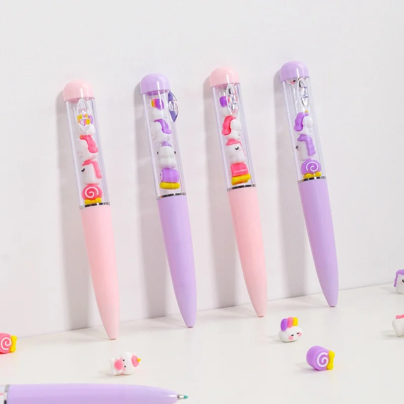 24pcs/lot Kawaii Unicorn Press Gel Pen Cute 0.5mm Black Ink Neutral Pens For Writing Office School Supplies
24pcs/lot Kawaii Unicorn Press Gel Pen Cute 0.5mm Black Ink Neutral Pens For Writing Office School Supplies