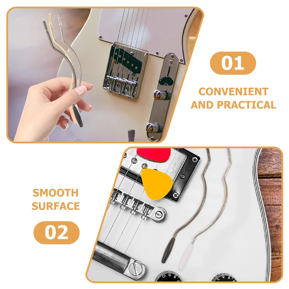 2Pcs Metal Thread Tremolo Arm 5Mm Electric Guitar Whammy Bar Replacement for Tuning Stability Easy Installation No Burr Surface
2Pcs Metal Thread Tremolo Arm 5Mm Electric Guitar Whammy Bar Replacement for Tuning Stability Easy Installation No Burr Surface
